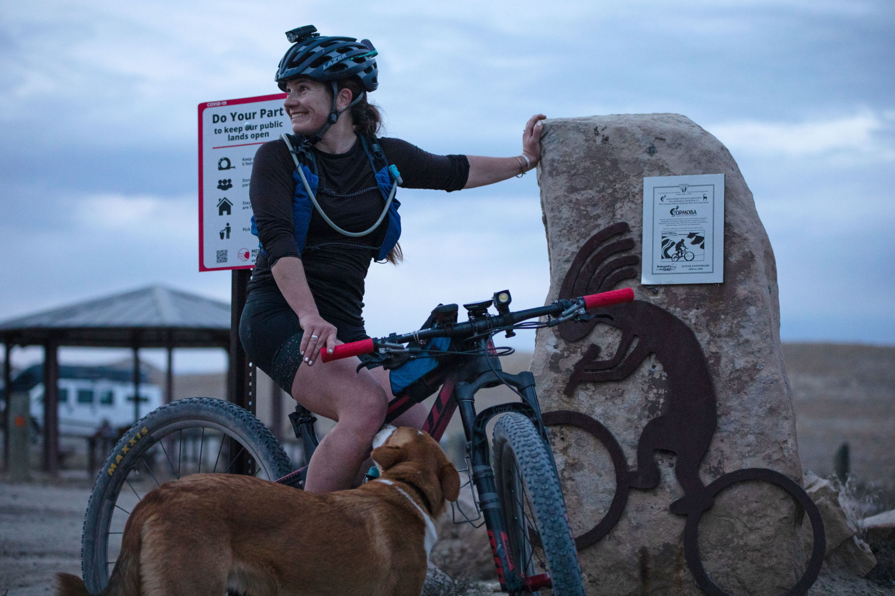 Kait Boyle on the Kokopelli Trail